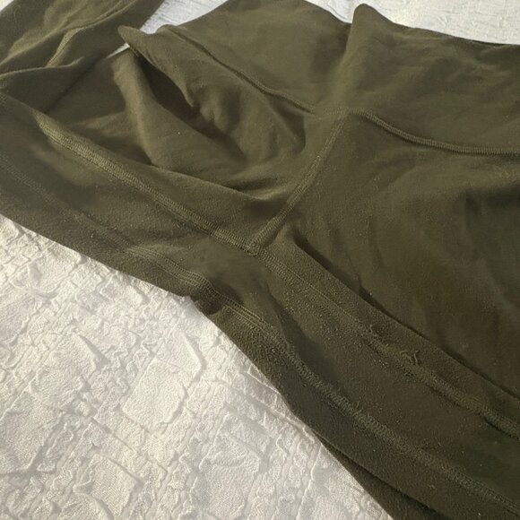 Lululemon Align High-Rise Pants 25" Dark Olive Size 4 Nulu Fabric Yoga Leggings - Picture 3 of 9